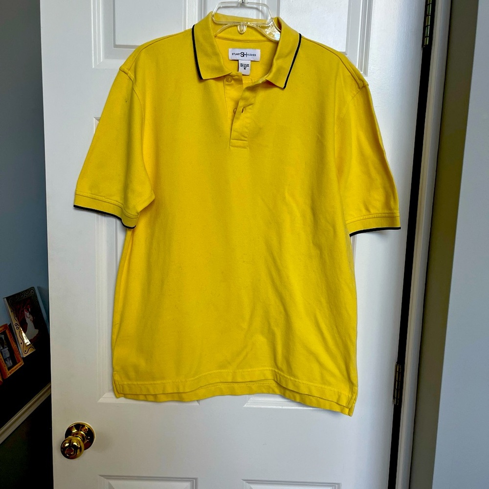 Men’s Yellow Short Sleeve Polo Shirt